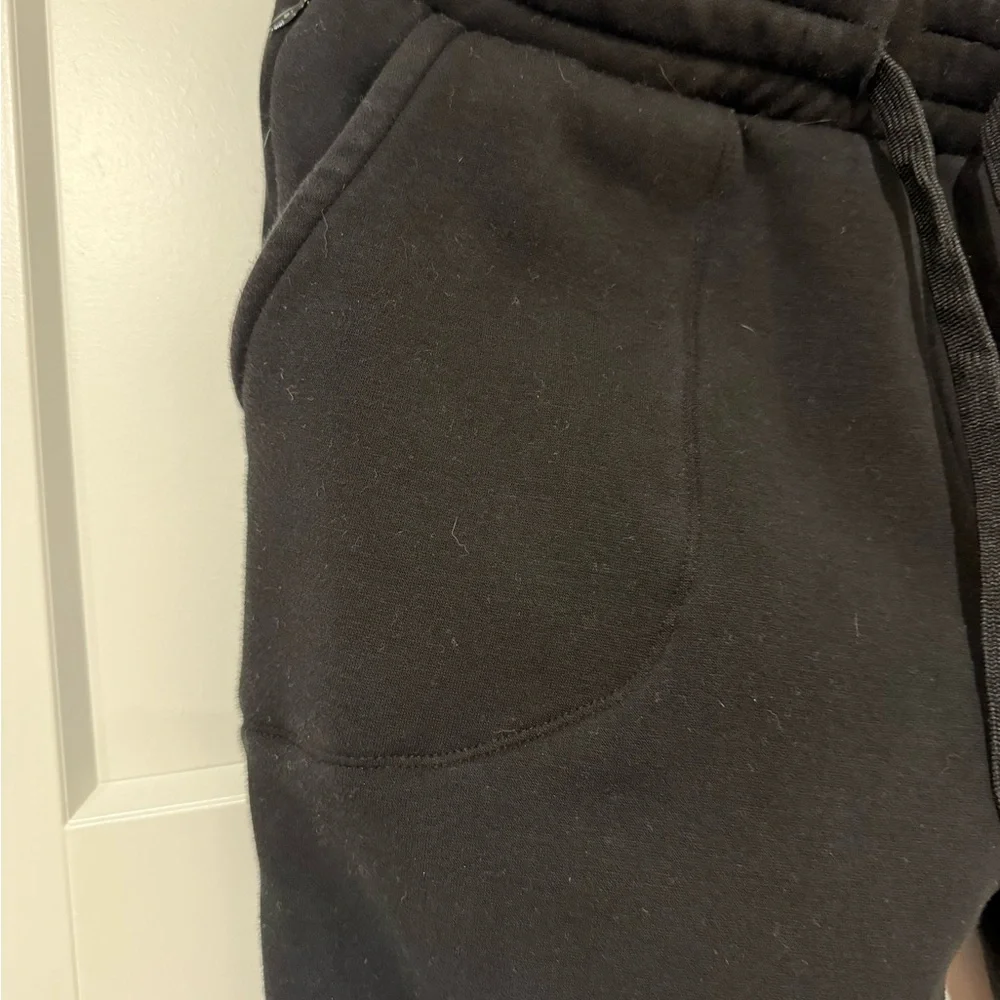 Ollie Gray Black Jogger Track Pants - Women's maternity Casual Sweatpants - Picture 3 of 4